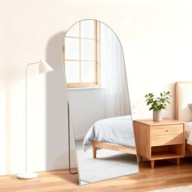 Rectangle Full Length Mirror, Full Body Standing Mirror Floor Mirrors (Option: Golden 19x58)