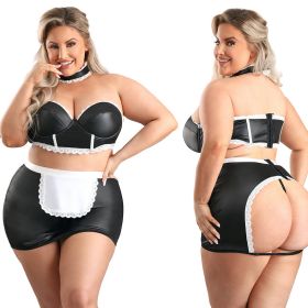 Fantasy Lingerie Play 5 Star Service Maid (Size: 3X/4X)
