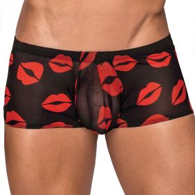 Male Power Kiss Me Mini Shorts (Size: L)